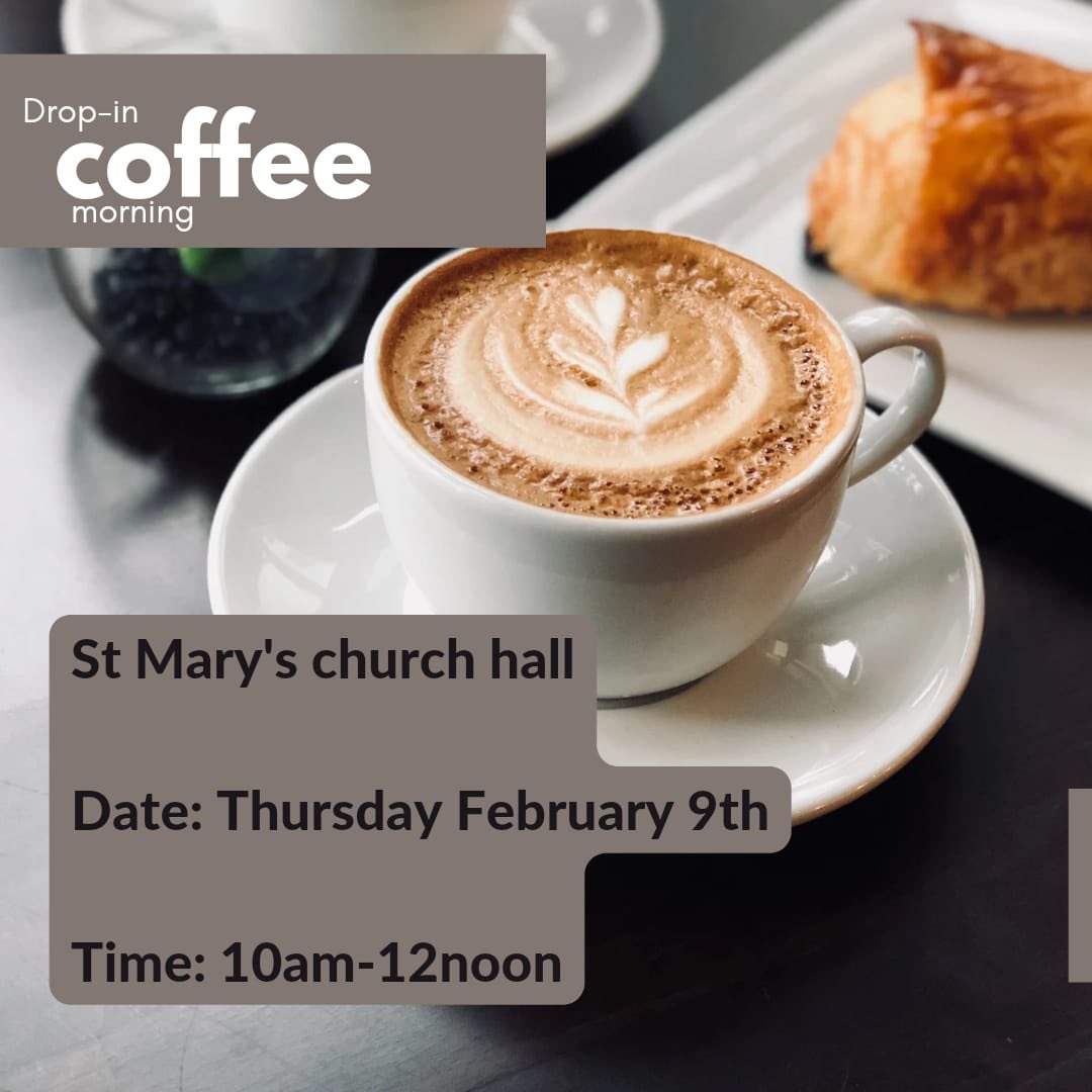 BCNewsletter's tweet image. Do join the @StByfleet drop-in coffee this week ☕️☕️🍪🧁😀