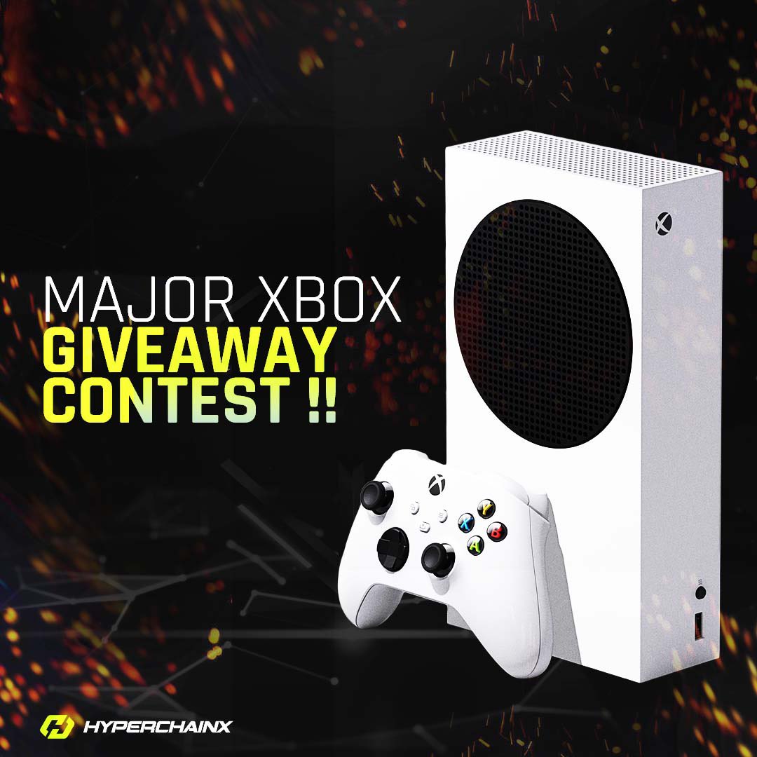 🎁 We are giving away a BRAND NEW XBOX! 🎁

All you have to do is:

✅ LIKE, RETWEET &amp; COMMENT #HYPERARMY

✅ MENTION 3 OF YOUR FRIENDS

✅ HAVE 1,000 $HYPER TOKENS IN YOUR WALLET

✅ JOIN OUR DISCORD CHANNEL discord.gg/4uRndYDN

🆘 Contest ends on the 19-2-2023, at 19:00 UTC