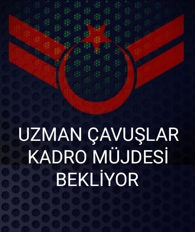 #VatanaKanVereneKadro #UzmanCavuslarBekliyor #UzmanCavuslaraKadro