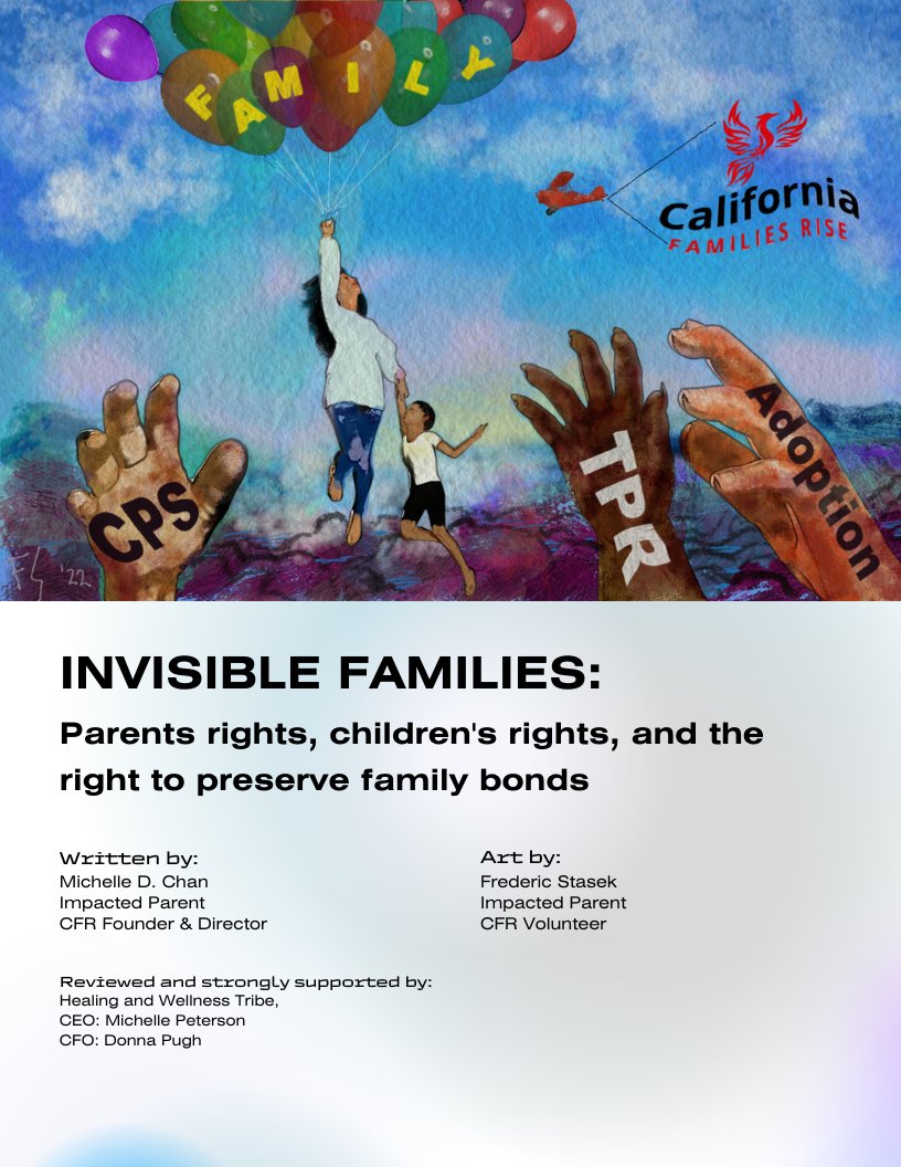 CAFamiliesRise's tweet photo. ACCESS FREE PICTURE BOOK HERE:
https://t.co/mzoeplWx5d
This is an in-depth, insightful, moving, and beautiful picture book that reveals the Family Policing system, aka CPS, for their gross human rights violations, supported by new and credible research.
#FIGHTCPS https://t.co/YdhXaufwNK