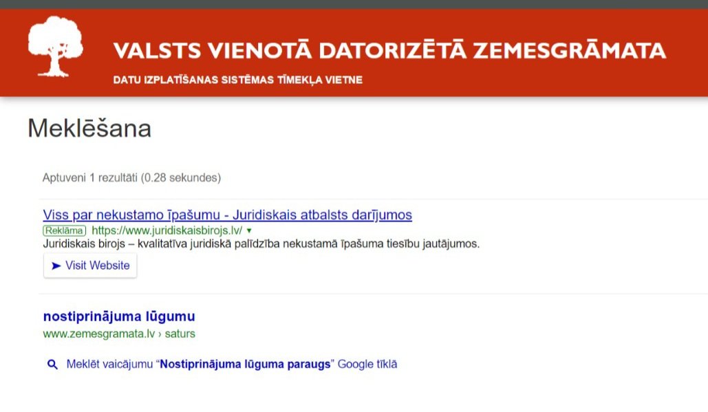 Šis labs! Valsts pārvaldes mājas lapā nevar atrast veidlapas paraugu, bet var atrast juridisko pakalpojumu reklāmu! 🙈