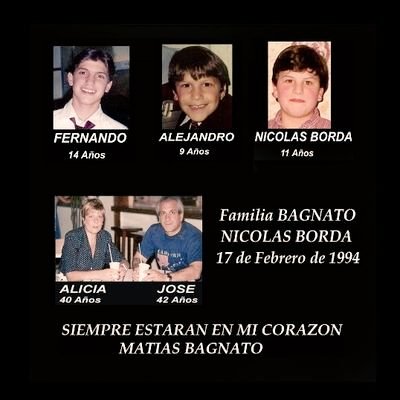 MatiBagnato's tweet photo. Así quemó vivos a mi mamá Alicia d 40 años, mi papá Jose d 42, mis hermanos Fernando d 14, Alejandro de 9 años y a Nicolas Borda de 11 años amigo de Ale.
Otra vez pide la libertad condicional.
Acordate su cara y nombre
Fructuoso Álvarez González
Gracias x RT 🙏 
#NoLoLiberen https://t.co/VFMK8cMLkh