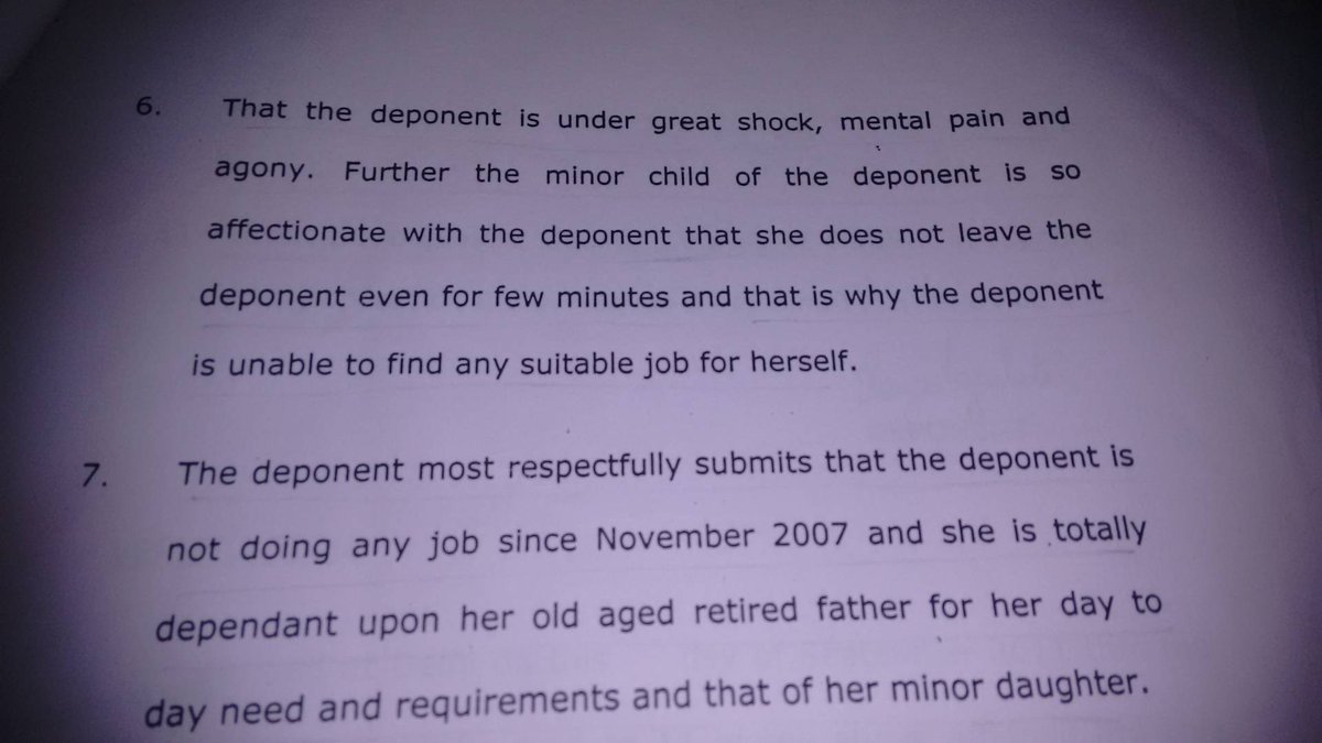 Working women teacher filed #FakeAffidavit solemnized in court n refrained her school principal not to disclose her employment, work place to anyone Reason she wants to Extort Husband qua #GenderBiasedLaws all with judiciary support <a href="/ManishMGupta/">Manish Gupta</a> <a href="/monicagarkhel/">Monica Garkhel</a> <a href="/AnubhavMohanty_/">Anubhav Mohanty</a>