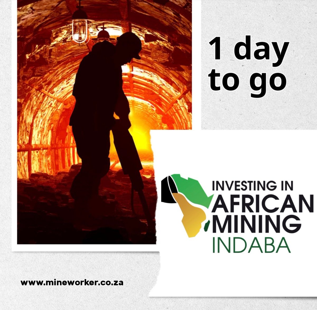 mineworkermag's tweet image. A matter of hours and we shall be engaging on mining matters. #mining #mineworker #MineworkerMagazine #miningindaba23