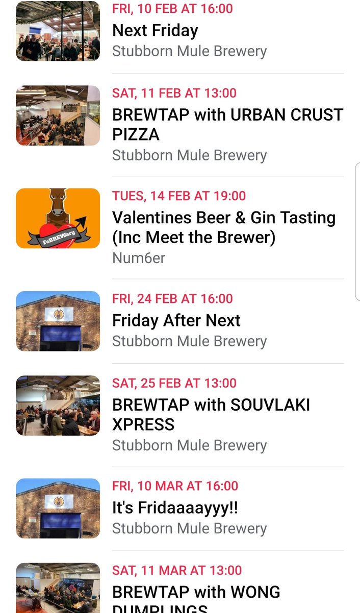 StubbornMuleBru's tweet image. That's a whole lotta events... join us. Dates below.
Featured Saturdays with #streetfood coming up from:
@Urban_Crust #sourdough #pizza
Souvlaki Xpress - #Mediterranean
#kebabs
Wong Dumplings - #asian #european #fusion #dumplings