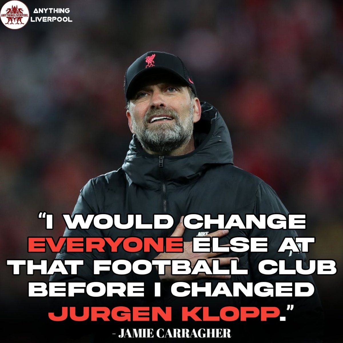 Jamie Carragher doesn't want to see Klopp leave Liverpool ❤️