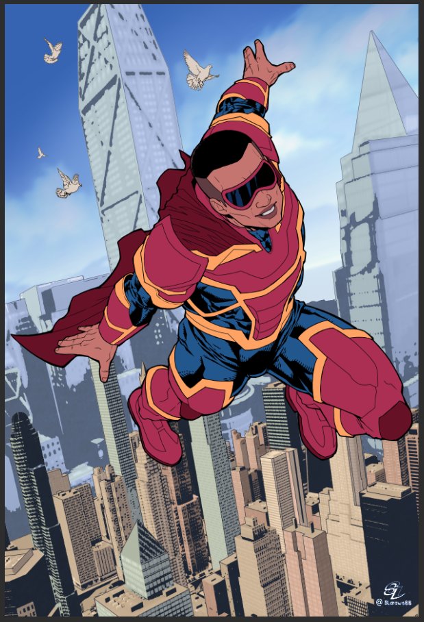 thealphatron's tweet photo. NEW BOOK NEW STORY NEW LOOK IN THE WORKS!
Until then, read my full color, 60 page graphic novel!
Read the first 10 pages free and purchase at https://t.co/7coO6RRIlG
Art by 
@sldraws88

#comics #superhero #scifiart #graphicnovels #indiecomics #comicsgate https://t.co/snjJlOx2oO