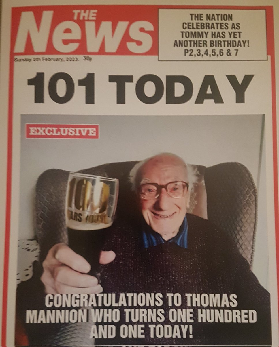 Minion_Kev1's tweet photo. Its mad to think that he's 101 today!
Emotional day in many ways for my Grandad.
Lost his wife of 70 years at the end of November last year.
He had only 1 wish as he blew out his candles 💗 https://t.co/YCNrbhwfY7
