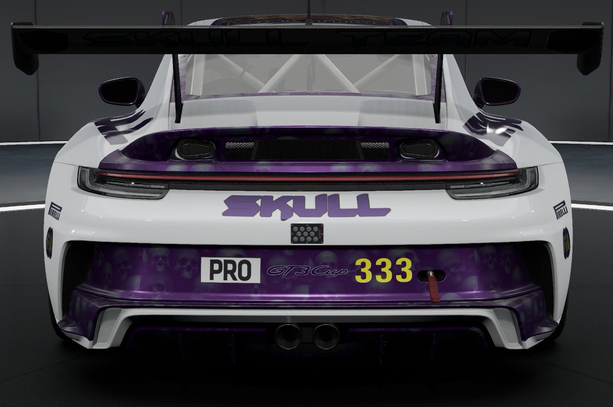 SkullTeam23's tweet photo. Ya tenemos nuestro diseño en el #Porsche 992 GT3 CUP de #AssettoCorsaCompetizione para correr el próximo evento de @RealRacingExp y el campeonato de @VirtualSimSport 

#skullteam
#acc 
#PorscheCup https://t.co/QoGceDWgjv