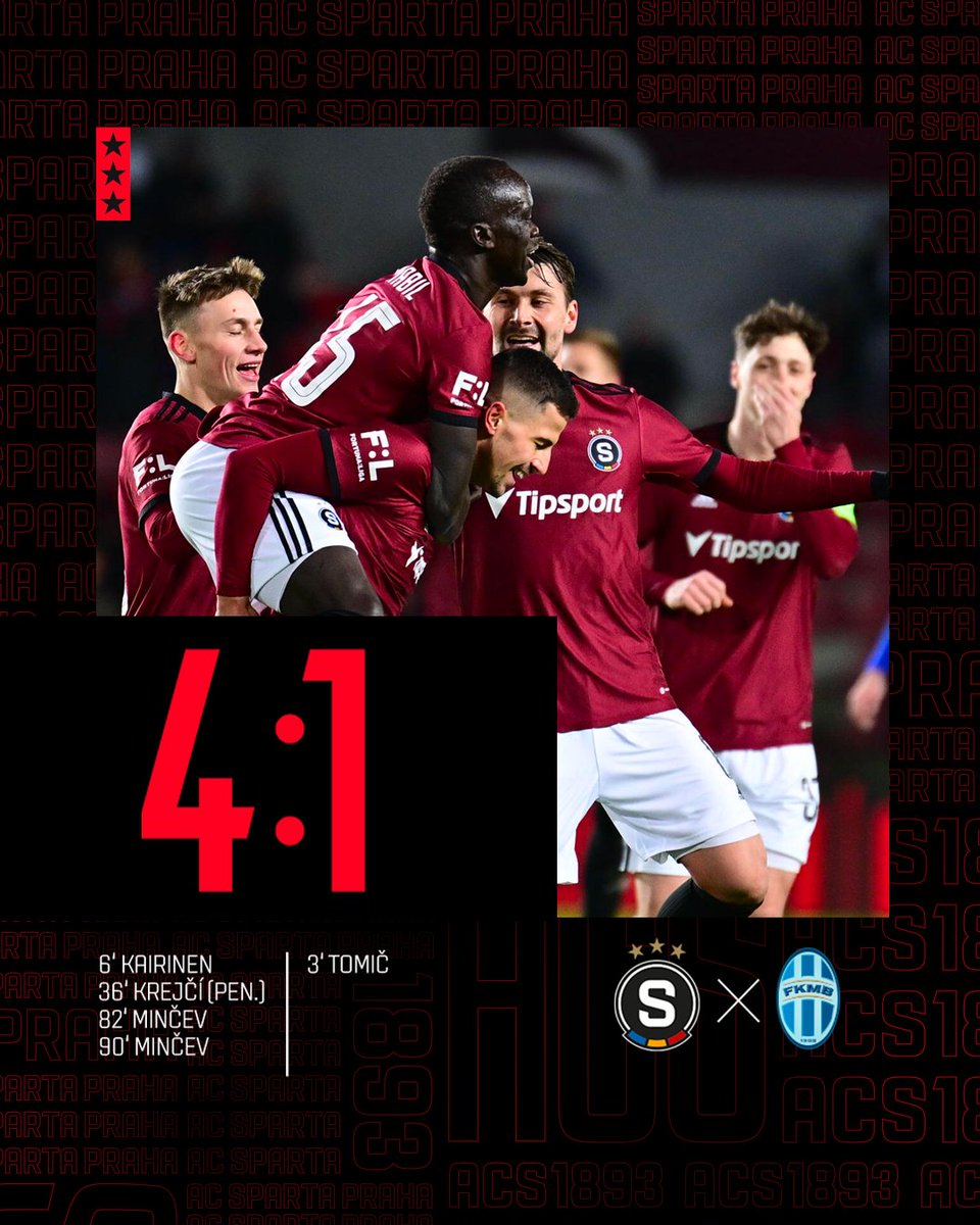 ⭐️⭐️⭐️ VÍTĚZSTVÍ

Tři body zůstávají doma! 🏰 #acsparta