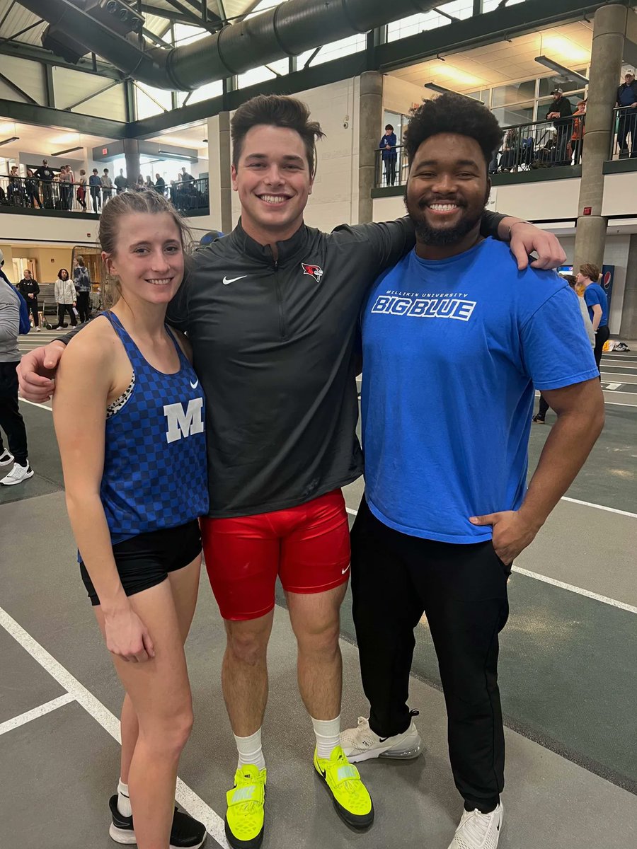 It’s always great to see our former Wildcats competing at the next level! Maddie Maragni, Josh Schmid and Kane Carter reunited recently at a college track &amp; field meet!