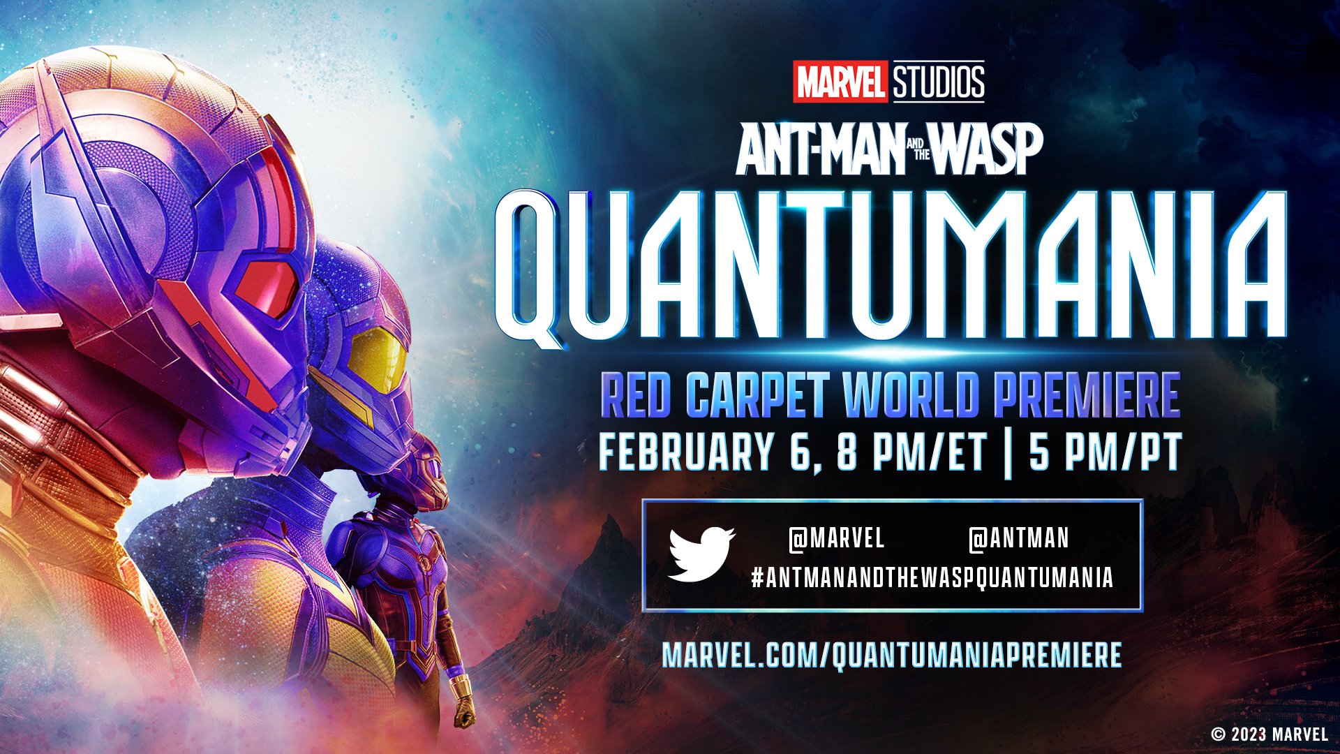 Ant-Man and The Wasp: Quantumania on X: A marvelous night ✨The Cast and Crew of Marvel Studios' #AntManAndTheWaspQuantumania dazzled on the purple carpet at the UK Gala Screening. Experience it in 3D