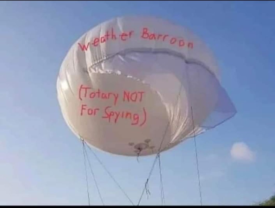 #ChineseSpyBalloon #WeatherBalloon