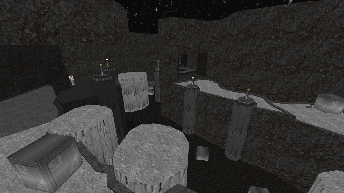 DeathBearofDoom's tweet photo. Shadow Sparkle returns with a submission to Lunacy! We've got 11 maps, so far, and I'm having a lot of fun with this event! Come make a map with us! #doom #doom2 #doommapping #speedmapping #pineappleunderthesea #fromtheden #lunacy #cheese #moon #leveldesign https://t.co/KjHsqT7Esc