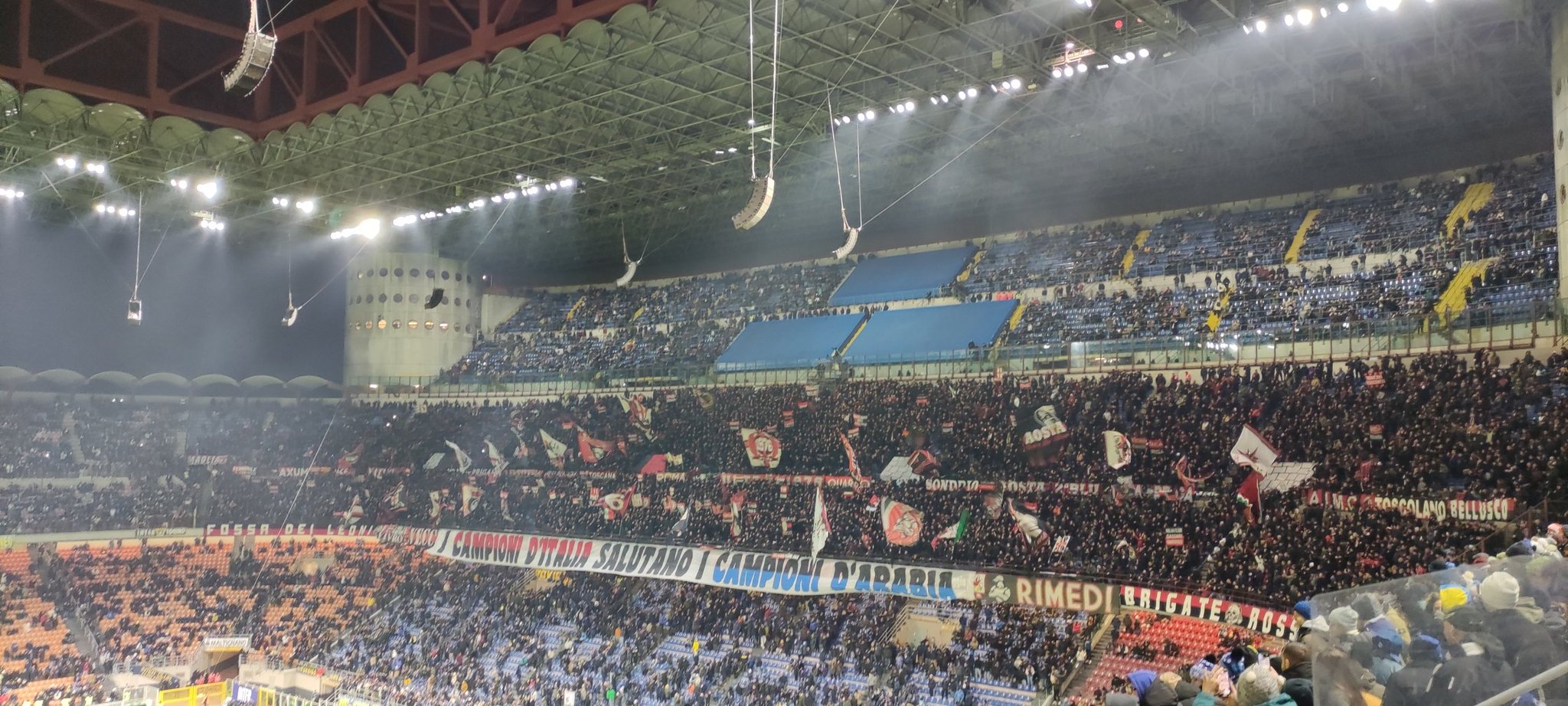 Football Italia on Twitter "Milan ultras' banner 'The Champions of