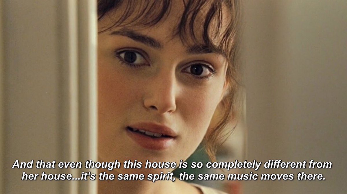 i am once again thinking about joe wright’s commentary of pride &amp; prejudice (2005)