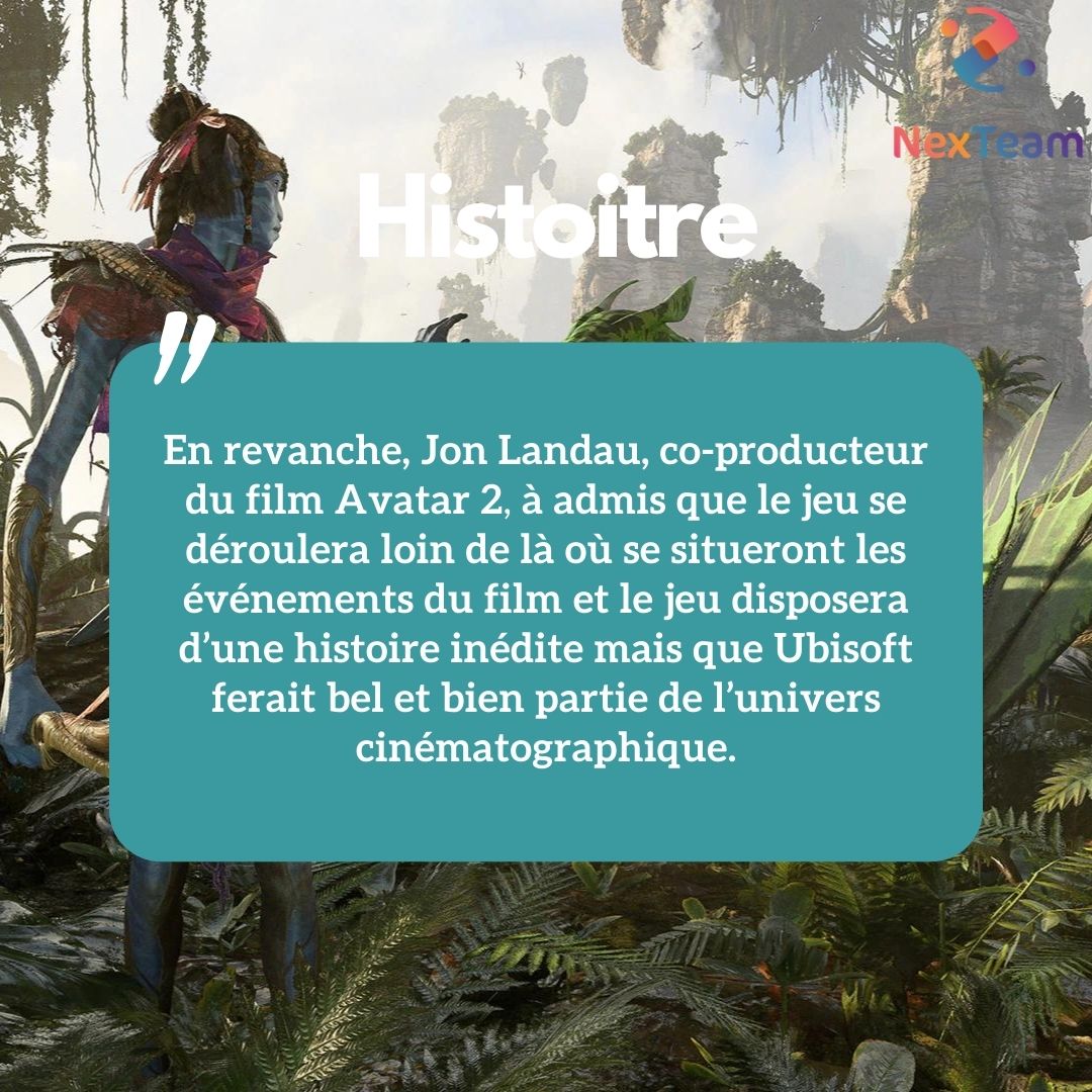 NexTeam_off's tweet photo. Les liens entre Avatar 2 et le monde ouvert Avatar de Ubisoft.
#Avatar2 #Avatar #eSports #Ubisoft https://t.co/FDaCqQhzHP