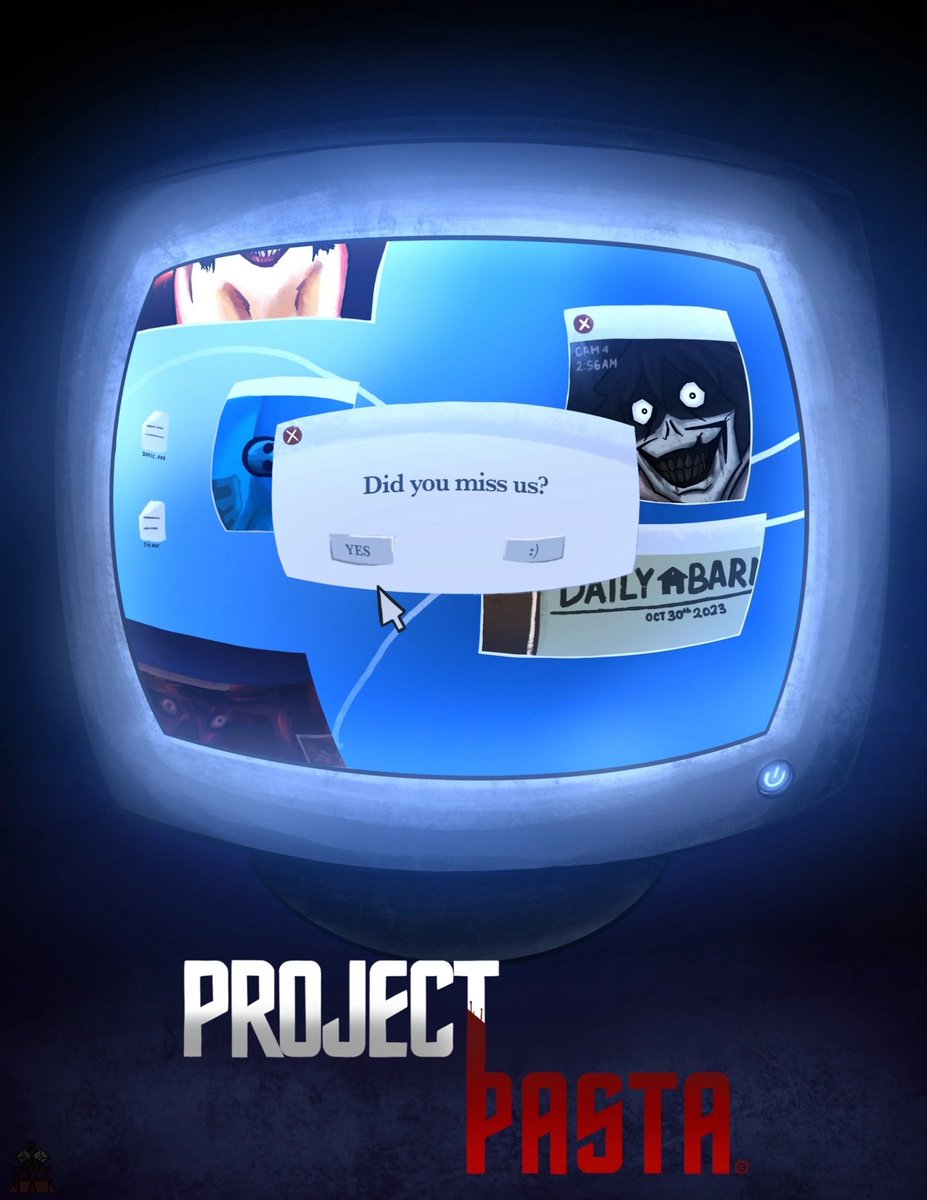 PastaOfficiall's tweet photo. Did you miss us?
#CreepyPasta #SmileDog #eyelessjack #jeffthekiller #Sonicexe #ProjectPasta https://t.co/uDUpHMSAEA