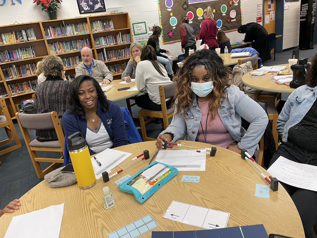 Erica__Beckett's tweet image. The teachers at @RiversideFCPS &amp;amp; @woodleyhillses finished their last night of AVMR training! I can’t wait to see what they continue to do for their students with this new learning #MathRecovery