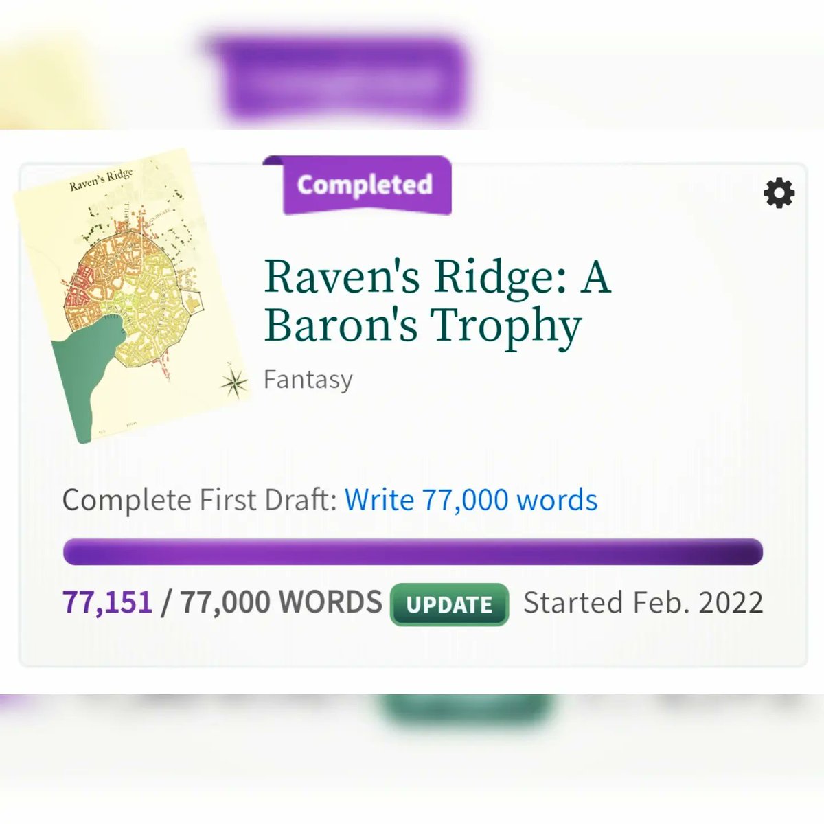 rw_franklin's tweet photo. Woot! Woot! Book #1 of my trilogy is complete! 🎉🥳📚
Thank you for the push #LUWG!!
#amwriting #firstdraftclub #YOLUWG https://t.co/cF7FmzDg9a