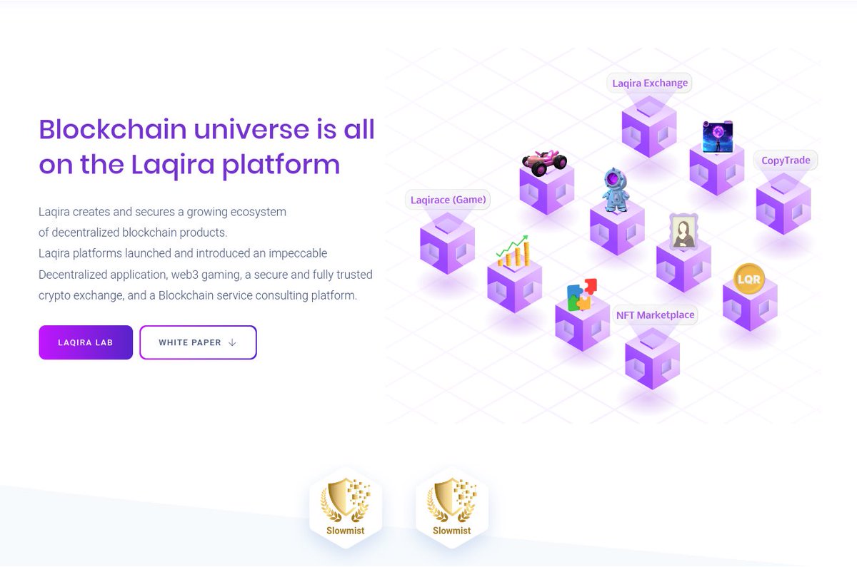 LaqiraProtocol's tweet photo. As mentioned before, the new version of #LaqiraProtocol’s official website was been established successfully and it is available to the public.
Check it out and let us know your opinion through leaving comments.
#LqriaExchange #LQR $LQR

🌐 website: https://t.co/sTEMn9jMcB https://t.co/D0QRcFb6VU