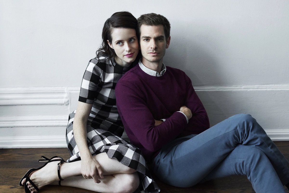 foysnook's tweet image. using this as an excuse to share these Claire Foy and Andrew Garfield stills back when they were promoting “Breathe”