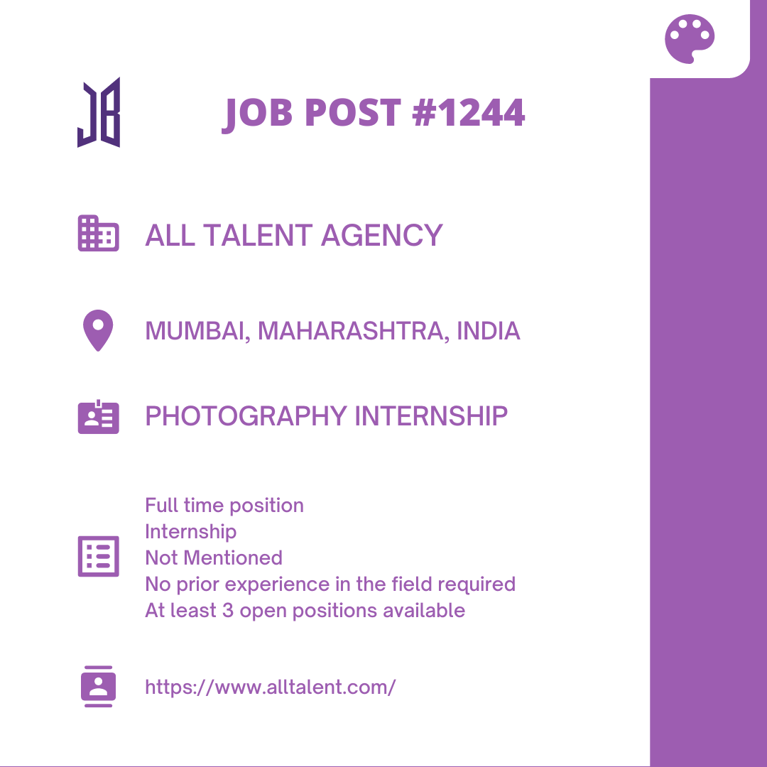 BTSARMYJobBoard's tweet photo. #BAJBIndia #BAJBInternshipJP 
MUMBAI, MAHARASHTRA, INDIA

https://t.co/xZdcg42ito

#BAJBDesign 

ARMYs, kindly contact the job poster / hiring party directly for more information. ☺️

Good luck! 💜 https://t.co/jCdm6fkQgr