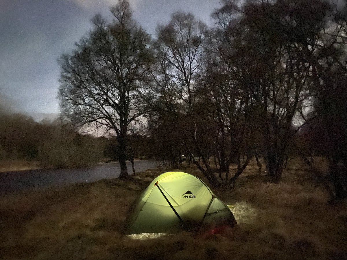 The start of a 123km #packrafting journey down #RiverSpey from Kingussie to the sea at Spey Bay on Friday. Higher water: marshes holding excess water. In other places it was evident that the water levels were above the norm. #ThisIsPackrafting @AlpackaRaft #Scotland