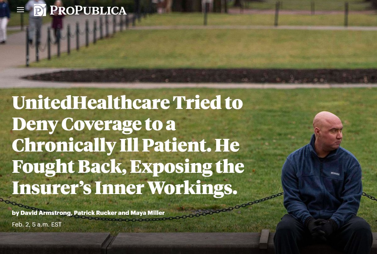 The Crohn's &amp; Colitis Foundation contributed to the reporting for this article about Christopher McNaughton, a UC patient who fought back against his insurance company when he was notified that his insurer was not going to cover his medication. bit.ly/3wR2jvh