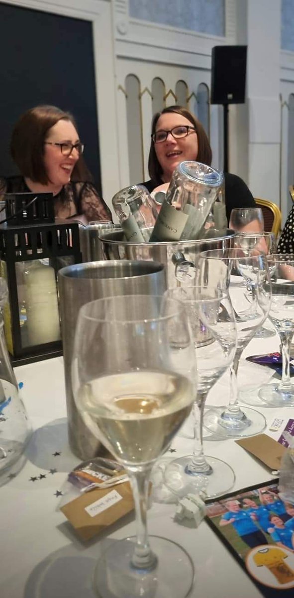 LowMoorHTCC's tweet photo. Fantastic weekend for our Ladies Team. No wins, no medals or trophies at the @wywomengirls Dinner, but they had a great night. Then our "team of mums" that had never ever played before this season, are out having fun in the WY indoor league. That's all that matters to us! https://t.co/ODFOeumU0C