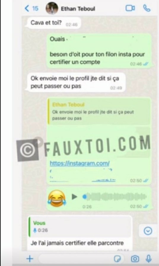 La_Lionne_2's tweet photo. Voici ethan teboul le vendeur de certification au black👀 le fils de Stéphane teboul qui celui-ci est le copains de #MagaliBerdah et qui sert de prête nom à la direction de #shaunaevent 🎯 @MetaFrance @Meta #influvoleurs #dessousdetable https://t.co/cWQZbfXOiK