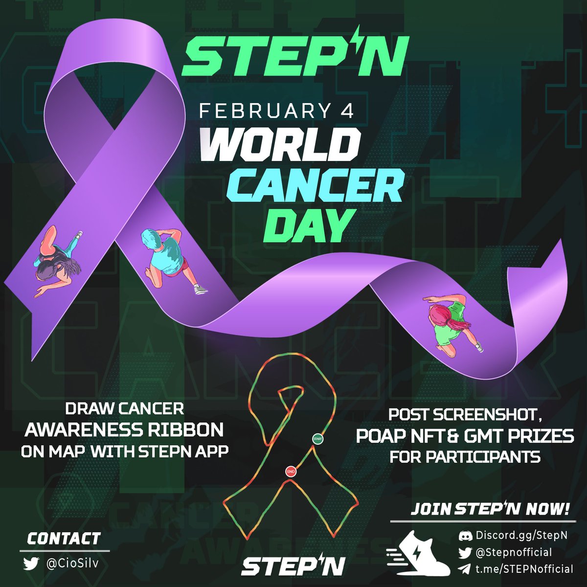 SmartCatsClub's tweet photo. Yesterday, February 4th, was World Cancer Day.
The aim of #SmartCatsClub is to help cats in bad conditions, but others amazing charitable actions are also part of our path.
1) Helping is quite easy: draw a bow with your STEPN app and donate some GMT for the cause ⬇️ 🧵
@CioSilv https://t.co/0vCbuzjLug