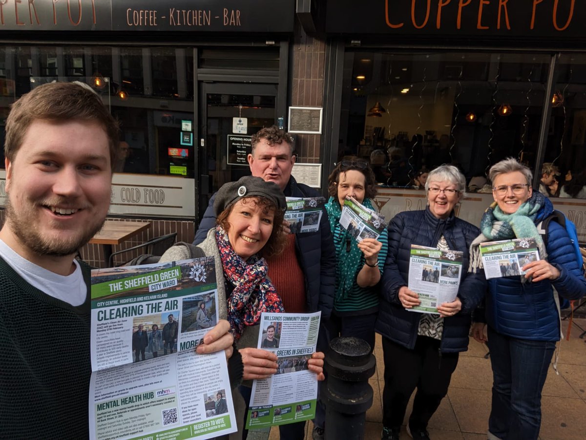 It was a lovely day to be out delivering our City Ward newsletters to residents & businesses in the city centre today. It was also great to have the chance to talk to local people about issues & concerns. This issue includes updates about air quality, a new park and voter ID.
