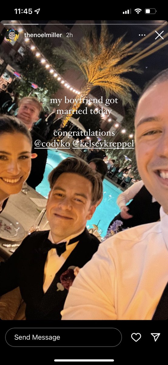 i’ve been watching cody and noel since kelsey was just taco tuesday girl, i’m so happy for them 🥲