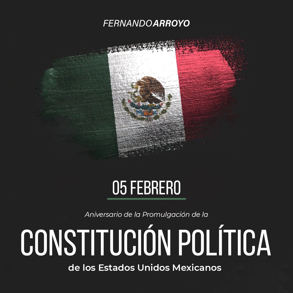 Este 05 de febrero, festejamos los 106 años de la creación de la Constitución Política de los Estados Unidos Mexicanos, la carta magna que nos define como mexicanos, por eso es un orgullo conmemorar su promulgación.
