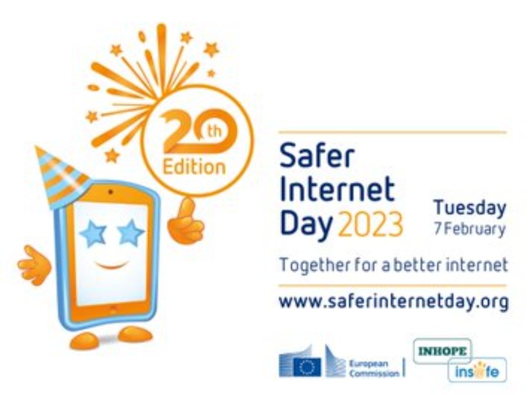 It is becoming ever more important to raise the profile of online safety. In school we'll be taking part in Safer Internet Day, Tuesday 7th February.  Pupils will be taking part in activities highlighting the importance of online safety. #SaferInternetDay #internetsafety