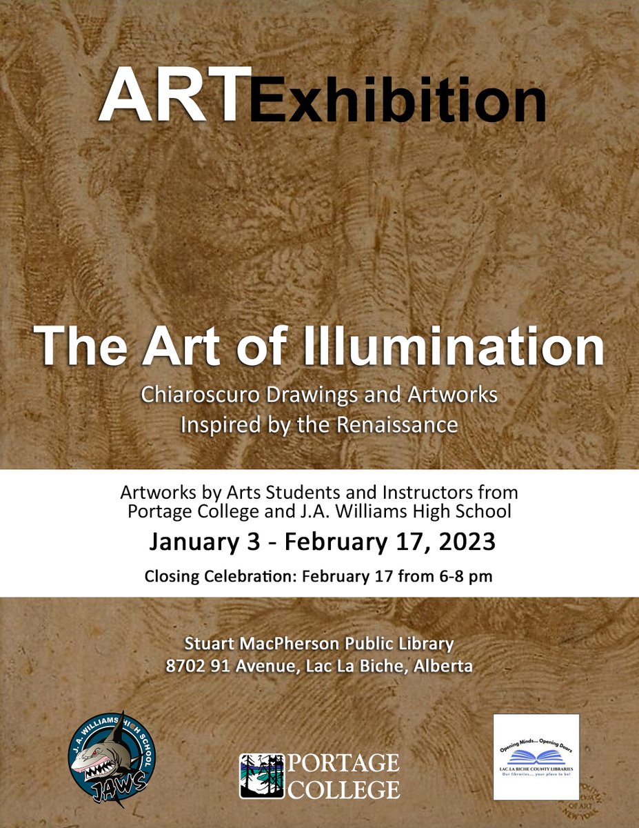 Come to the Stuart MacPherson Public Library for a new community art exhibit titled, The Art of Illumination which will be on display from Jan 3 – Feb 17, with a closing show on Friday, Feb 17 from 6-8pm. More Info: llbcl.ca/programs/art-e…