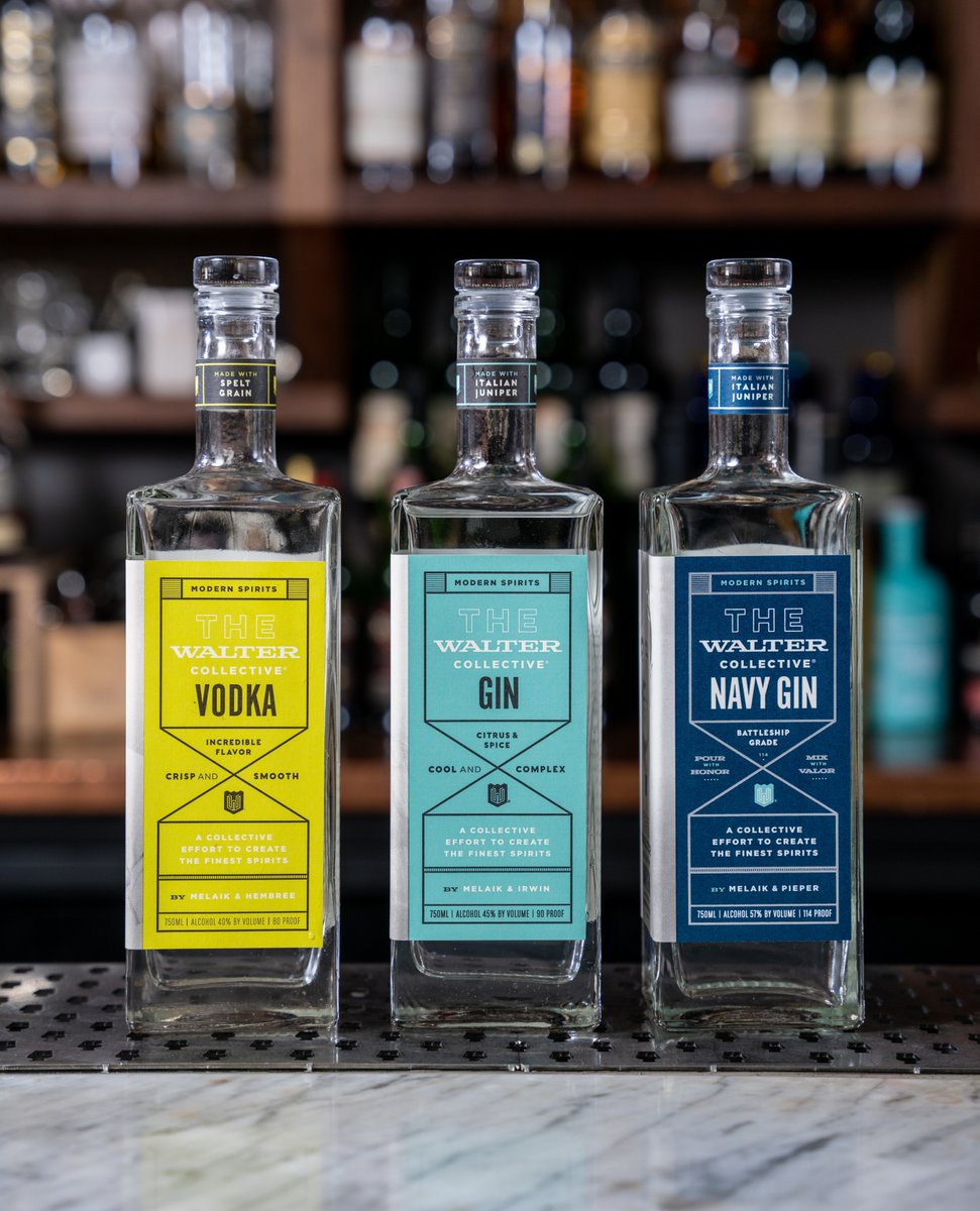 Quite a trio. Keep the entire Walter Collective line in your bar for an array of quality cocktail options anytime!