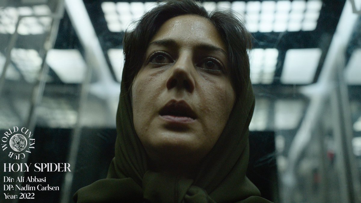 Today’s #WorldCineList film is the dark and thrilling #HOLYSPIDER from Iran. This film will have you turn away at times, but displays painful truths submerged in a complex society.