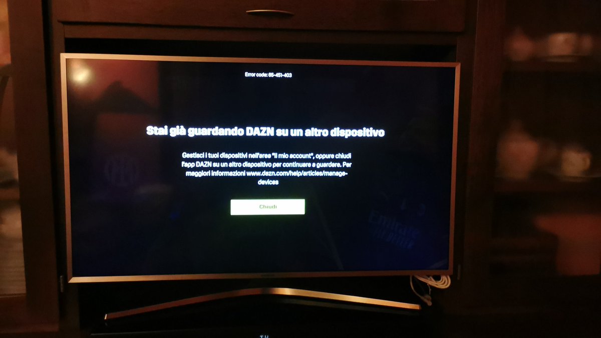 bbmassibb's tweet photo. @DAZN_IT Per scrupolo ho disconneso tutti i dispositivi registrati, cambiato la password. Il problema non è il mio. È vostro!! https://t.co/8ly7CVU5rx