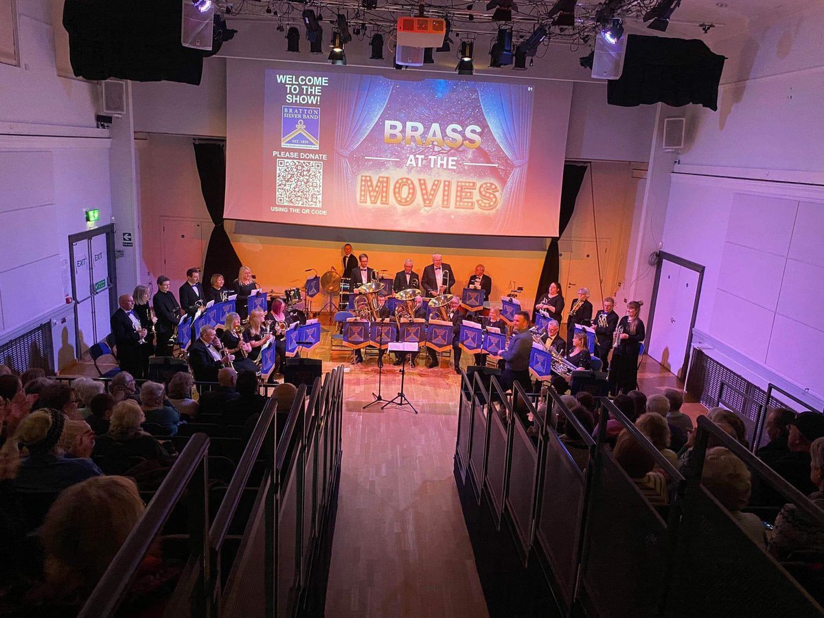 BrattonSilver's tweet image. It was great to see so many people at ‘Brass at the Movies’ in Bradford on Avon today. We hope you all enjoyed it as much as we did! 🎥🎞️🎬🎶