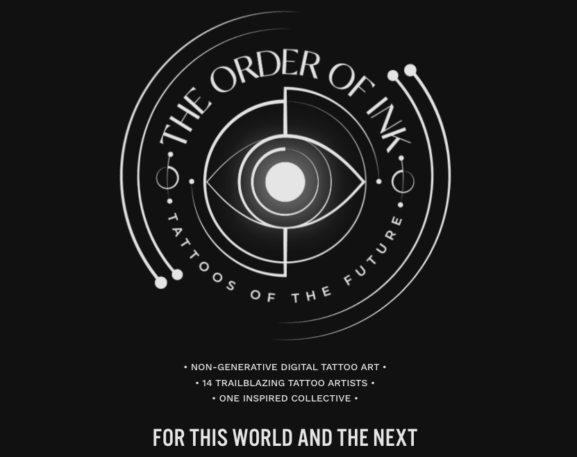Rekt_XP's tweet photo. The Order of Ink is giving us 2 allowlist spots to give away! 

• 1st central hub for tattoo artists &amp; collectors in Web 3.0
• 14 trailblazing tattoo artists
• 4444 hand-drawn, non-generative art

All you need is to follow 
1. Follow @ElunasAlpha  @TheOrderofInk
2. RT https://t.co/kgdOTVT5Nv