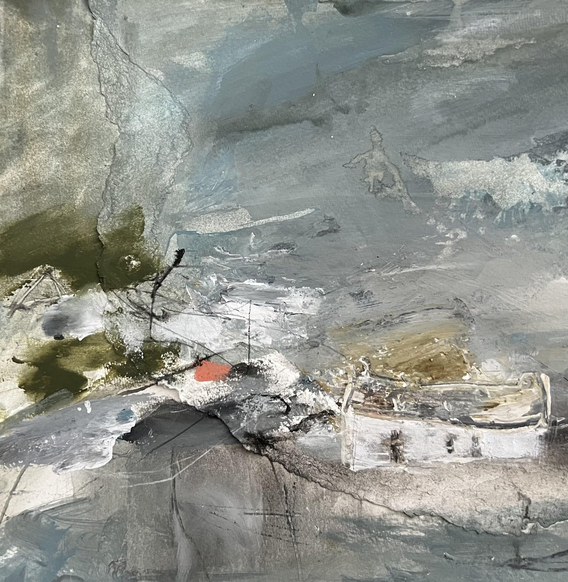 Porthgain 
mixed media on paper