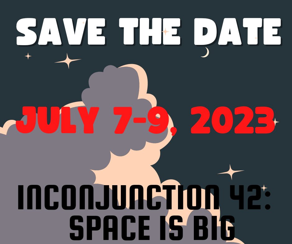 InConIndy's tweet image. InConJunction 42 is coming soon- keep an eye out for registration and hotel deets!