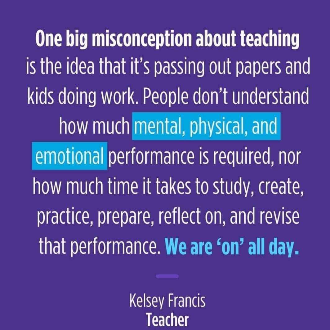 I love my students, past, present, &amp; future. They have brought so much meaning and joy to my life. But some days, it's a revision all day 😉