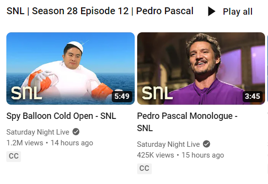 SNLytics (@snlytics) on Twitter photo Remember in 2003 when Pedro Pascal hosted <a href="/nbcsnl/">Saturday Night Live - SNL</a>? It was right before the zombie apocalypse that wiped out most of the population. Remember in 2003 when Pedro Pascal hosted <a href="/nbcsnl/">Saturday Night Live - SNL</a>? It was right before the zombie apocalypse that wiped out most of the population.