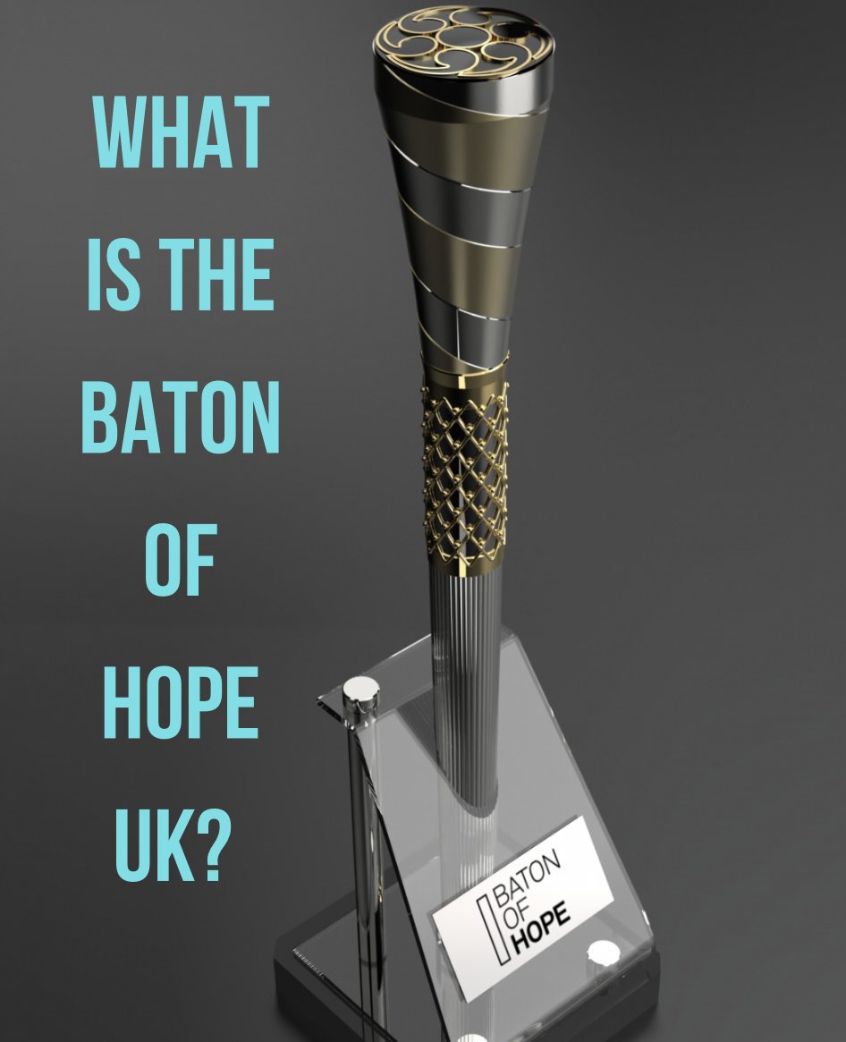 BatonOfHopeUK's tweet image. #BatonOfHopeUK is designed to be the biggest suicide awareness &amp;amp; prevention initiative the UK has ever seen. The baton will tour UK towns &amp;amp; cities for 2 weeks in Summer 2023, raising the profile of this issue like never before. Together we can save lives 🙏 

#PassItOn