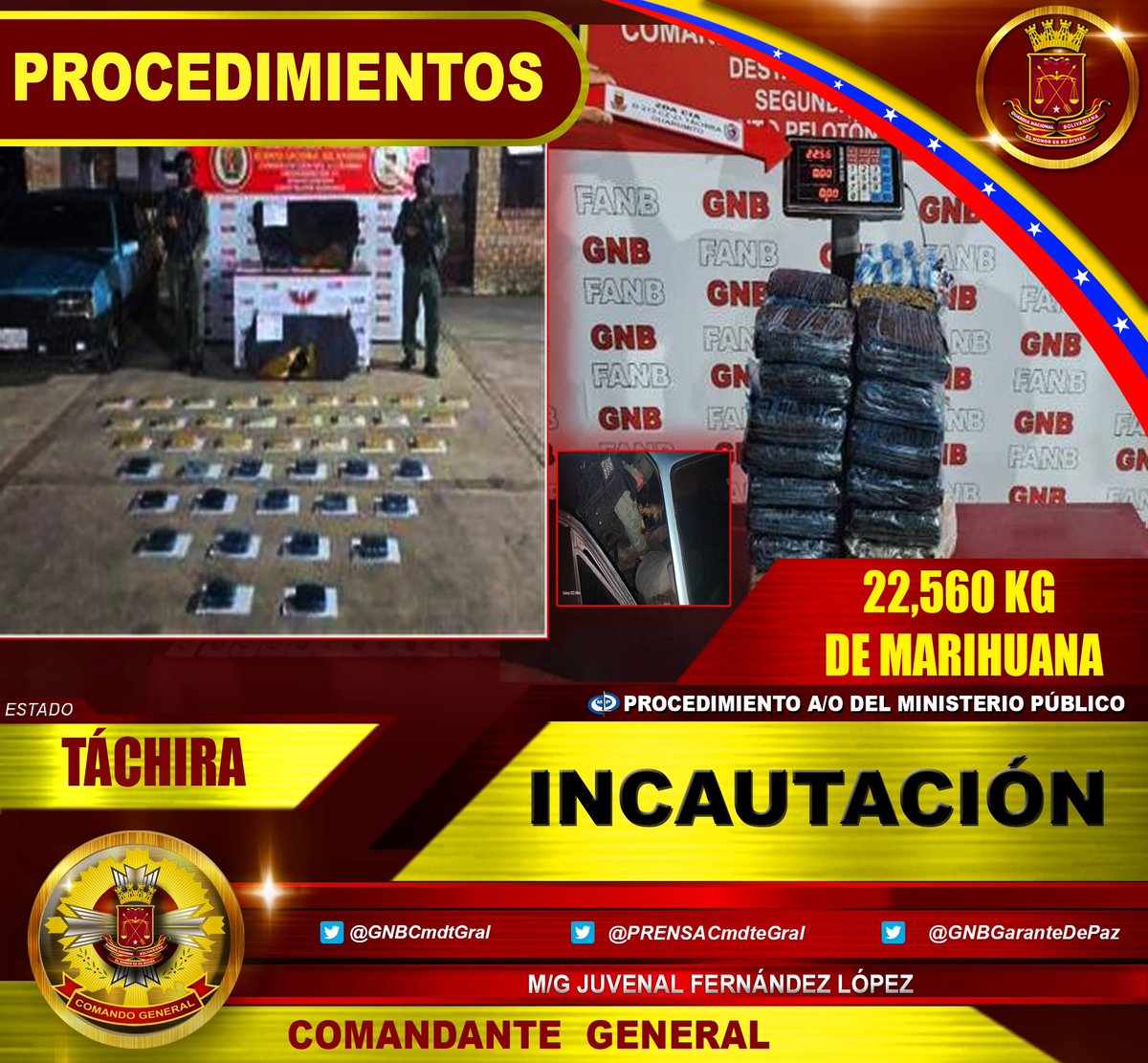 ¡NUESTRA LUCHA CONTRA EL NARCOTRÁFICO ES INDETENIBLE! 👊
Somos territorio libre de Drogas...
