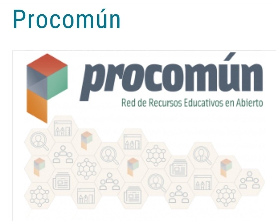Mariaglezben's tweet image. 🔎🔎¿Dónde busco RECURSOS EDUCATIVOS? 

✅️PROCOMUN es un repositorio de  Recursos Educativos en Abierto #REA
Con FILTRO de:
▪️Etapa educativa: #Infantil #Primaria #Secundaria #FP ...
▪️Disciplina: lengua, ciencias, matemáticas...
🔗procomun.intef.es
#compdigedu #CDD