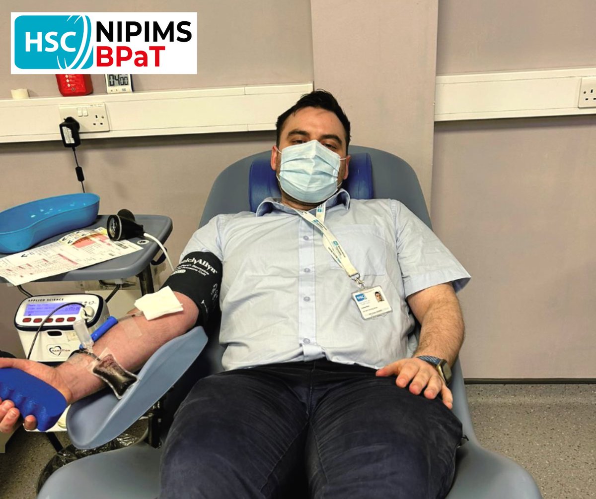 Members of the <a href="/BSO_NI/">Business Services Organisation</a> #NIPIMS team attend another group blood donation session at #NIBTS this week – well done Paddy, Jonathan, David, Chris C &amp; Grace.
 
1 single blood donation can help save 3 patients’ lives
 
#NIPIMS #BPaT #BSO #NIBTS #givebloodsavelives #givebloodni